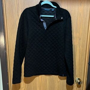 Men’s Perry Ellis quilted jacket sweater!